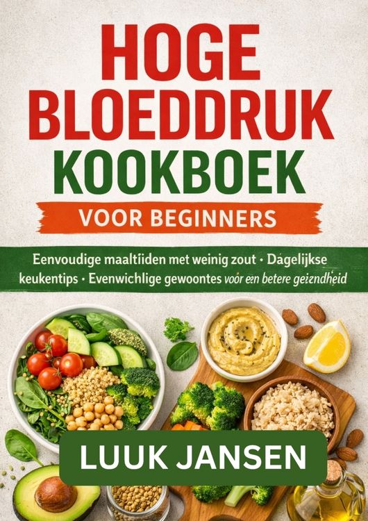 Produktbild: Hoge Bloeddruk Kookboek Voor Beginners