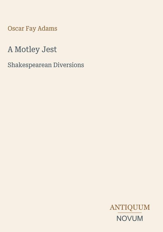 Produktbild: A Motley Jest