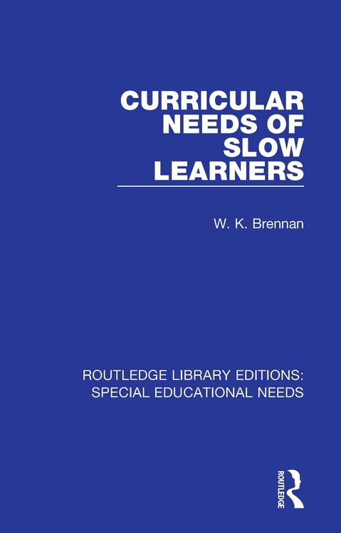 Produktbild: Curricular Needs of Slow Learners