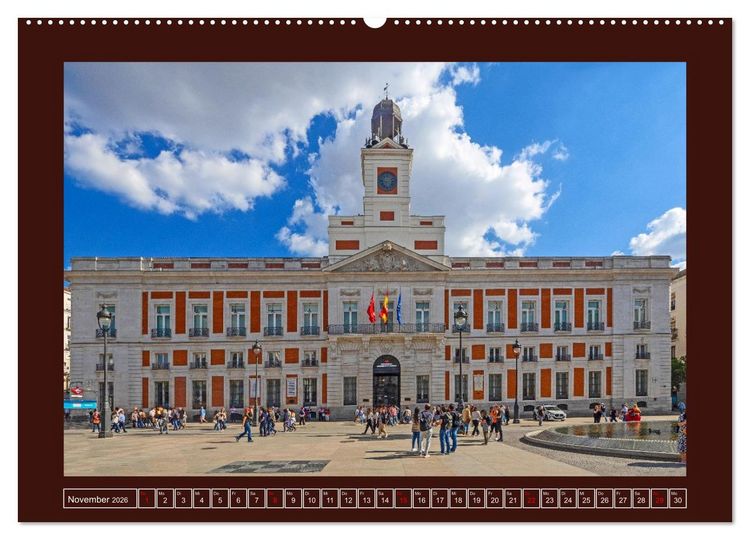 Produktbild: Madrid &ndash; Metropole mit Herz (hochwertiger Premium Wandkalender 2026 DIN A2 quer), Kunstdruck in Hochglanz
