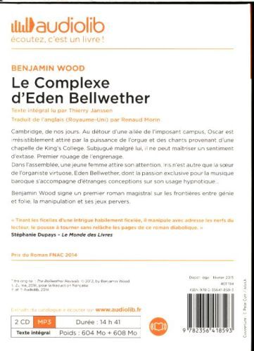 Produktbild: Le complexe d'Eden Bellwether
