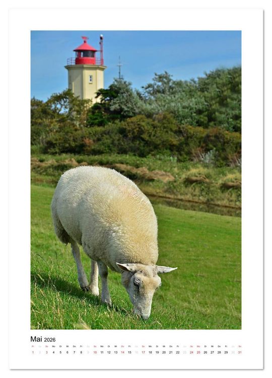 Produktbild: Leuchtt&uuml;rme - Impressionen der stillen Wachposten am Ufer (Wandkalender 2026 DIN A3 hoch), CALVENDO Monatskalender
