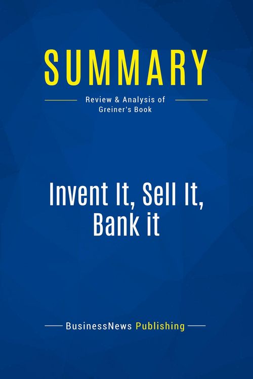Produktbild: Summary: Invent It, Sell It, Bank it