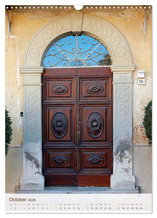 Produktbild: Umbrian Doorways (Wall Calendar 2026 DIN A3 portrait), CALVENDO 12 Month Wall Calendar