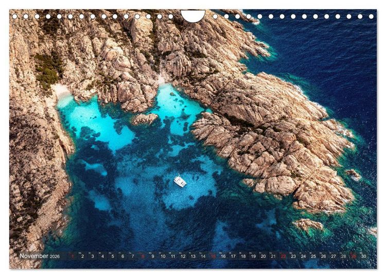Produktbild: Sardinien - Karibik des Mittelmeers (Wandkalender 2026 DIN A4 quer), CALVENDO Monatskalender