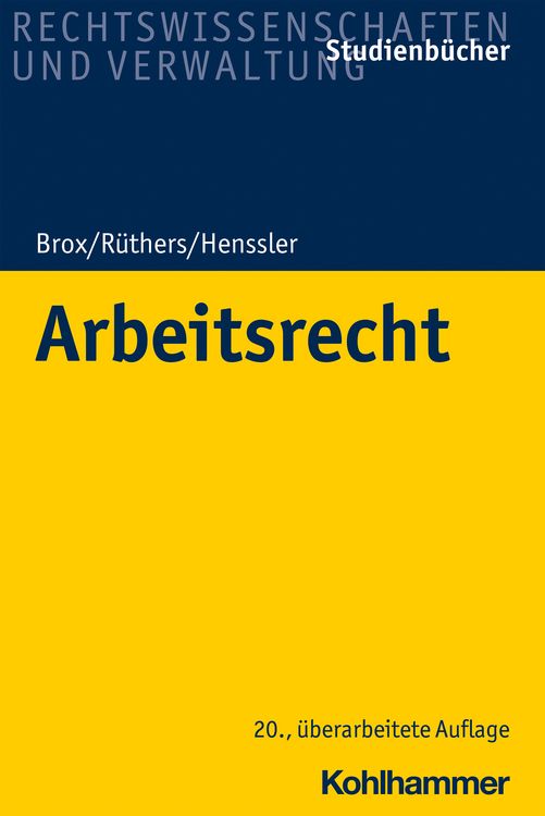 Produktbild: Arbeitsrecht