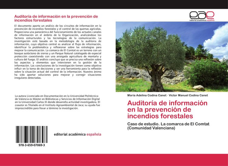 Produktbild: Auditor&iacute;a de informaci&oacute;n en la prevenci&oacute;n de incendios forestales