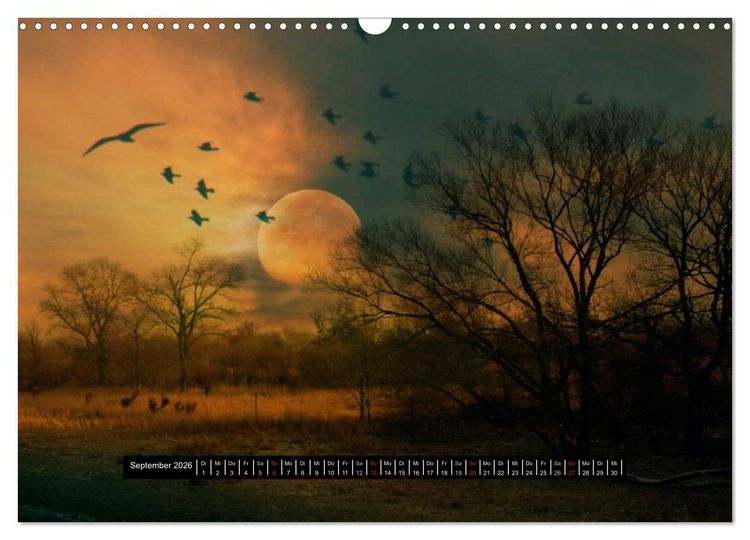 Produktbild: Sehnsucht der Natur (Wandkalender 2026 DIN A3 quer), CALVENDO Monatskalender