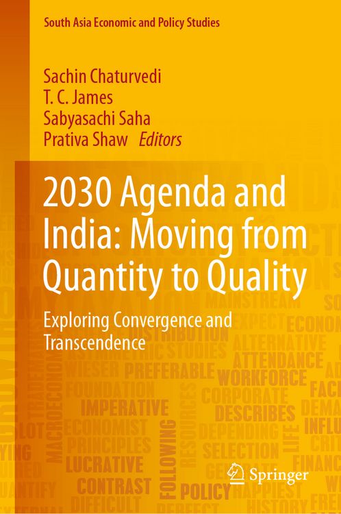 Produktbild: 2030 Agenda and India: Moving from Quantity to Quality
