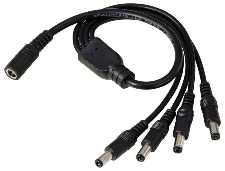 Produktbild: TRU COMPONENTS TC-13232712 DC-Steckverbinder Buchse - Stecker 5.5mm 2.1mm 41.2cm 1St.