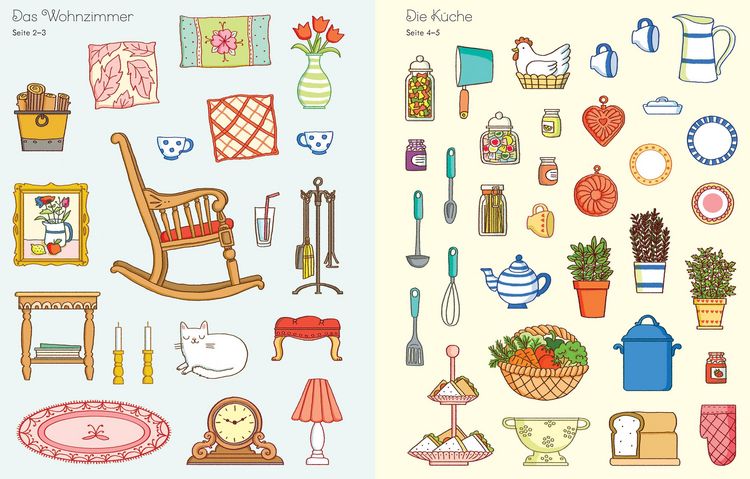 Produktbild: Mein erstes Stickerbuch: Puppenhaus