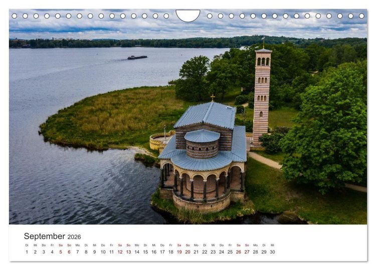 Produktbild: Potsdam - UNESCO Weltkulturerbe und Stadt der Schl&ouml;sser und G&auml;rten (Wandkalender 2026 DIN A4 quer), CALVENDO Monatskalender