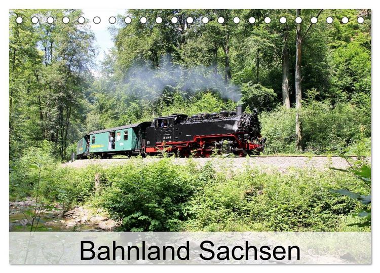 Produktbild: Bahnland Sachsen (Tischkalender 2026 DIN A5 quer), CALVENDO Monatskalender