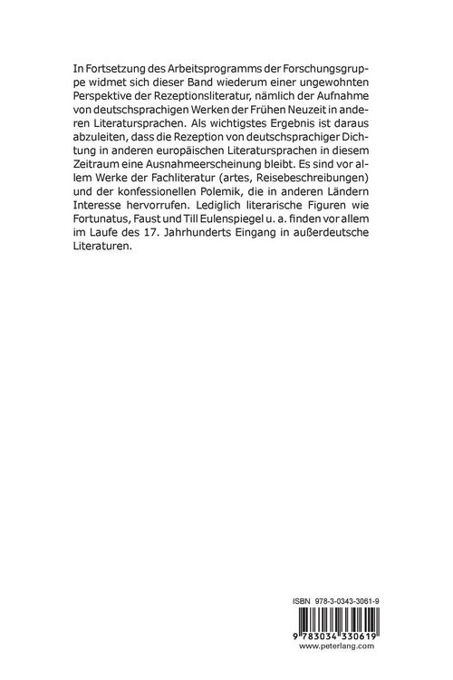 Produktbild: Die Bedeutung der Rezeptionsliteratur f&uuml;r Bildung und Kultur der Fr&uuml;hen Neuzeit (1400-1750)