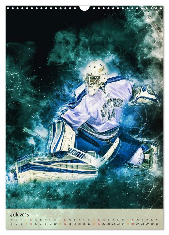 Produktbild: Eishockey spektakul&auml;r (Wandkalender 2026 DIN A3 hoch), CALVENDO Monatskalender