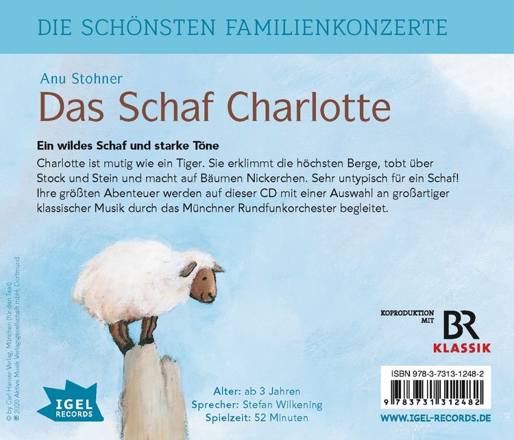 Produktbild: Die sch&ouml;nsten Familienkonzerte. Das Schaf Charlotte