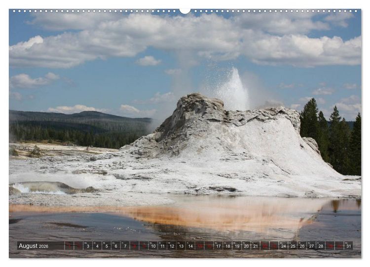 Produktbild: Farben des Yellowstone National Park 2026 (Wandkalender 2026 DIN A2 quer), CALVENDO Monatskalender