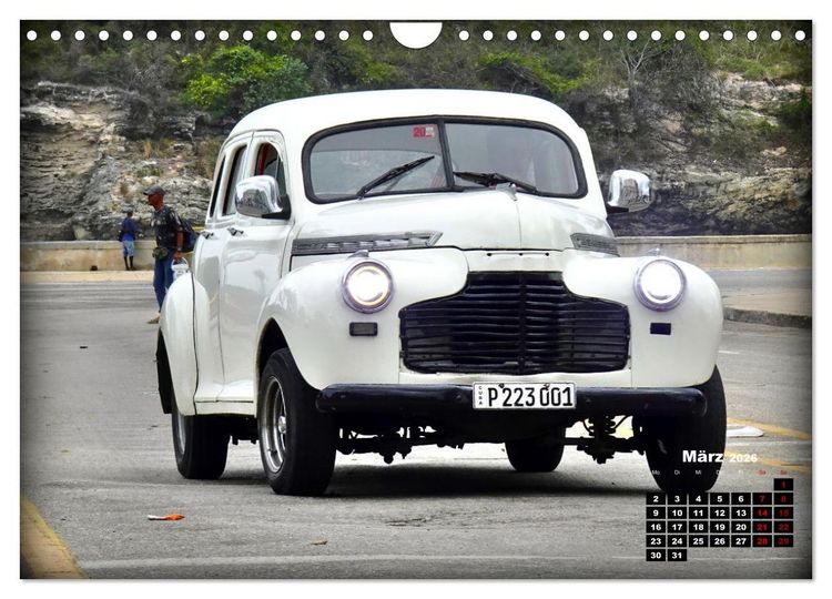 Produktbild: Chevy 1940-1941 - Mit 80 plus unterwegs in Kuba (Wandkalender 2026 DIN A4 quer), CALVENDO Monatskalender