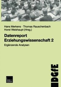 Produktbild: Datenreport Erziehungswissenschaft 2