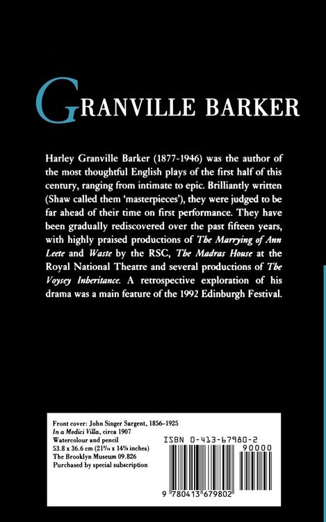 Produktbild: Granville-Barker