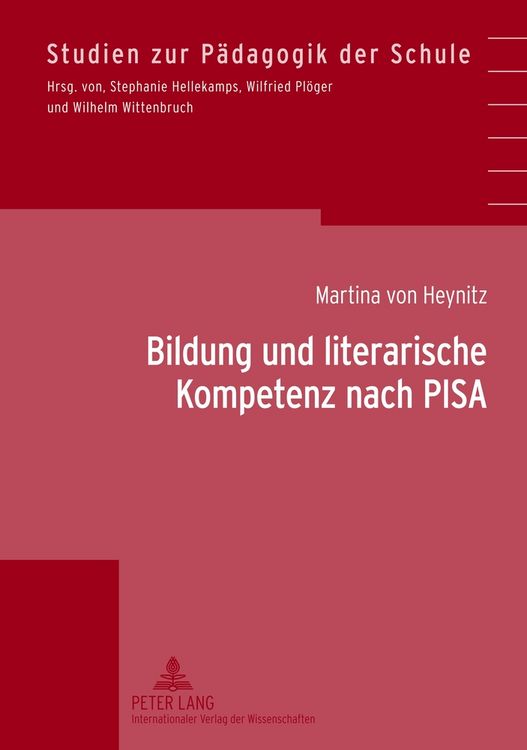 Produktbild: Bildung und literarische Kompetenz nach PISA