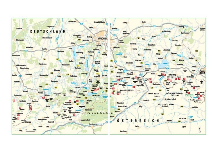 Produktbild: Almwanderungen - 33 leichte Touren zwischen K&ouml;nigssee und Oberstdorf