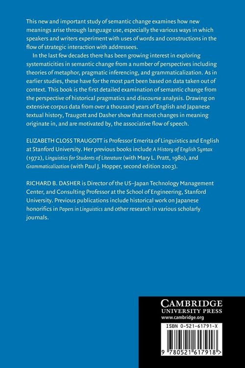 Produktbild: Regularity in Semantic Change