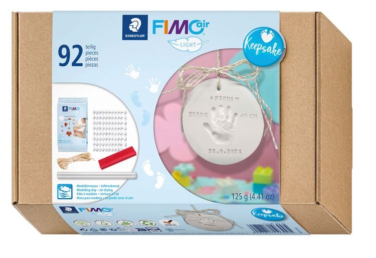 Produktbild: STAEDTLER FIMO Modelliermasse FIMOair Set Keepsake 92 Teile