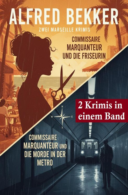 Produktbild: Zwei Marseille Krimis: Commissaire Marqanteur und die Friseurin / Commissaire Marquanteur und die Morde in der Metro