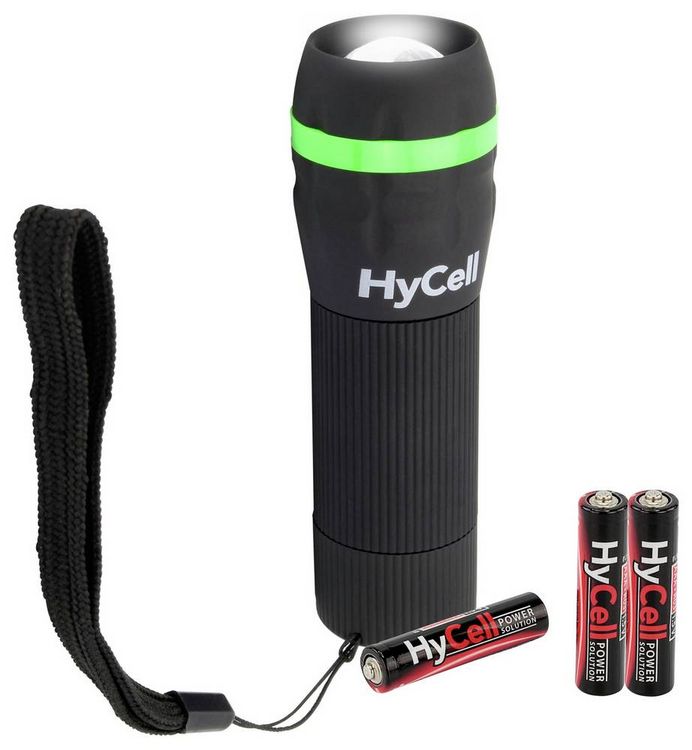Produktbild: HyCell Zoom-Flashlight 1600-0108-1 LED Taschenlampe batteriebetrieben 55lm 14h