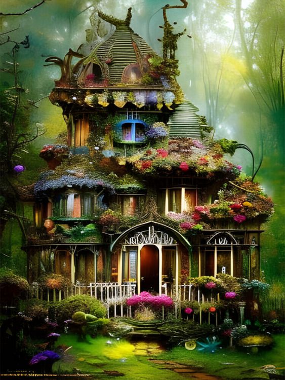 Produktbild: CALVENDO Puzzle Waldvilla | 1000 Teile Lege-Gr&ouml;&szlig;e 64x48cm Foto-Puzzle f&uuml;r gl&uuml;ckliche Stunden