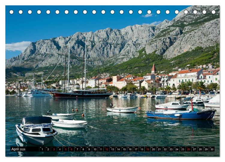 Produktbild: Kroatien (Tischkalender 2026 DIN A5 quer), CALVENDO Monatskalender
