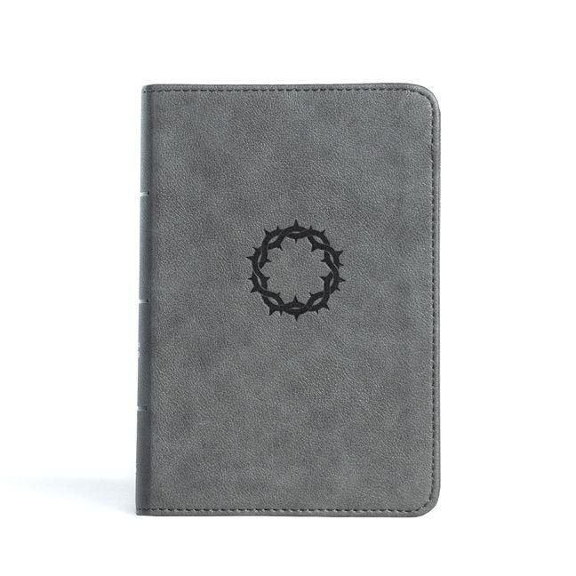 Produktbild: CSB Large Print Compact Reference Bible, Stone Leathertouch