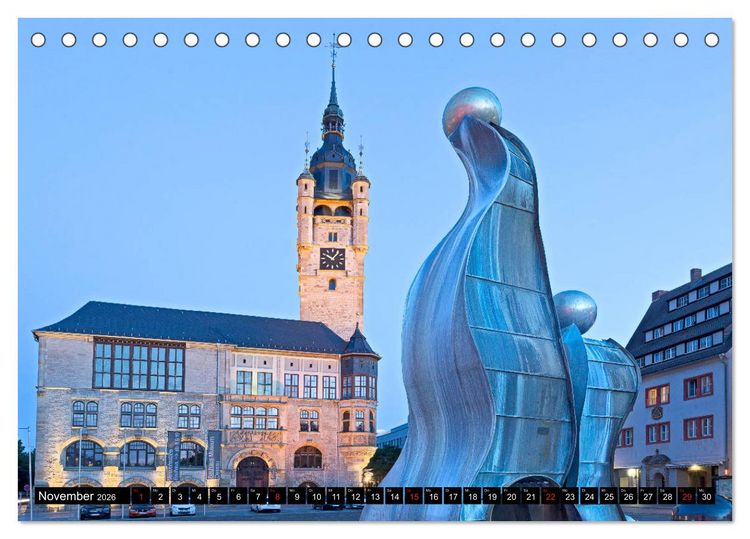 Produktbild: DESSAU - Eine Stadt mit vielen Gesichtern (Tischkalender 2026 DIN A5 quer), CALVENDO Monatskalender