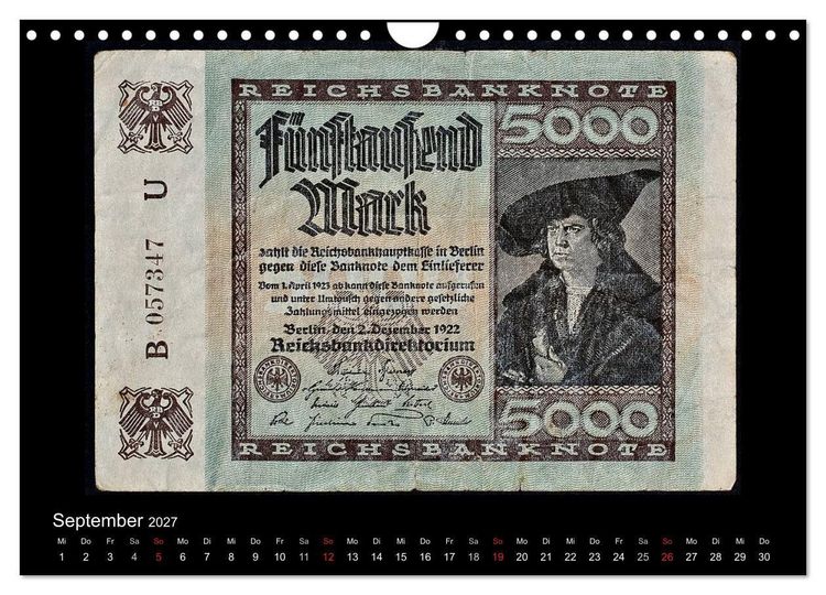 Produktbild: Vergangene Werte (Wandkalender 2027 DIN A4 quer), CALVENDO Monatskalender