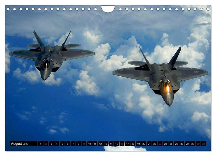 Produktbild: U.S. Aircraft - Fighting Jets (Wall Calendar 2026 DIN A4 landscape), CALVENDO 12 Month Wall Calendar