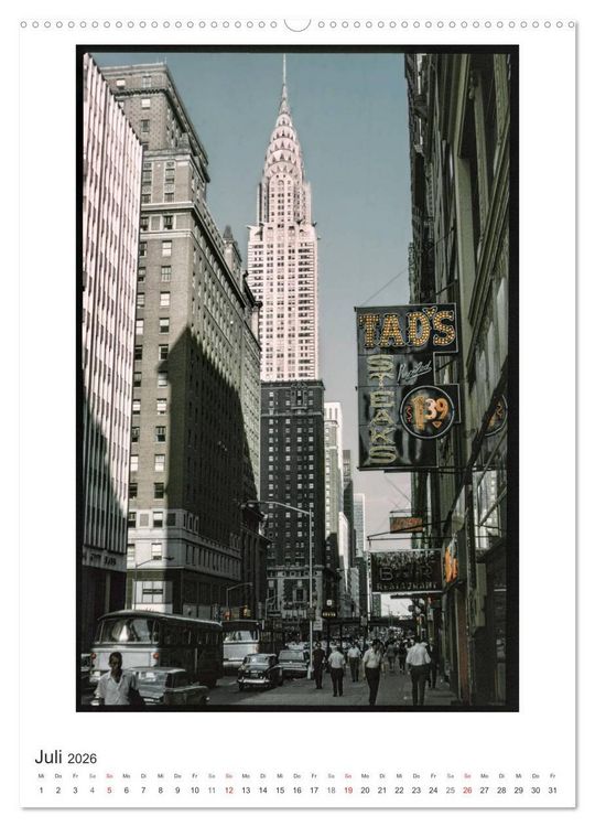 Produktbild: NEW YORK CITY - Vintage Views (Wandkalender 2026 DIN A2 hoch), CALVENDO Monatskalender