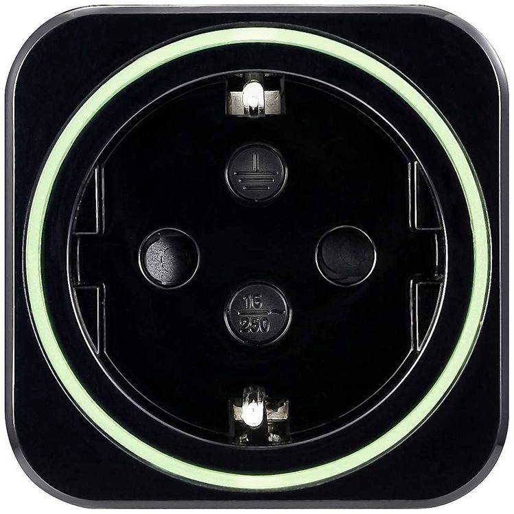 Produktbild: VOLTCRAFT SEM6500 BLACK Energiekosten-Messger&auml;t inkl. Funksteckdose, Datenexport, Datenloggerfunktion, Kostenprognose, TRMS, Stromtarif einstellbar,