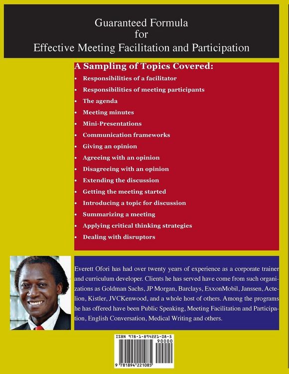 Produktbild: Guaranteed Formula for Effective Meeting Facilitation and Participation