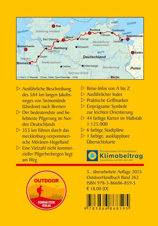 Produktbild: Jakobsweg Via Baltica von Usedom nach Bremen