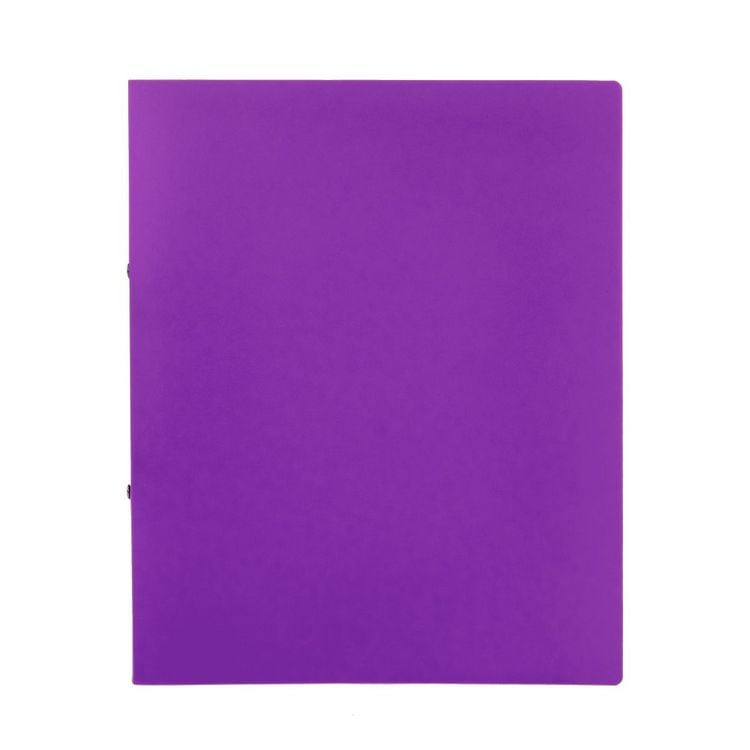 Produktbild: Idena Ringbuch aus Kunststoff 2 Ringe lila DIN A4 R&uuml;ckenbreite 2cm