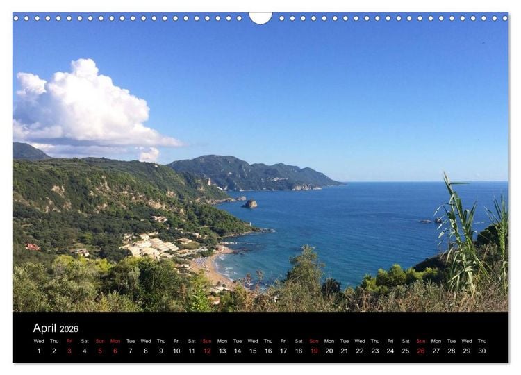 Produktbild: Corfu Dream Island (Wall Calendar 2026 DIN A3 landscape), CALVENDO 12 Month Wall Calendar