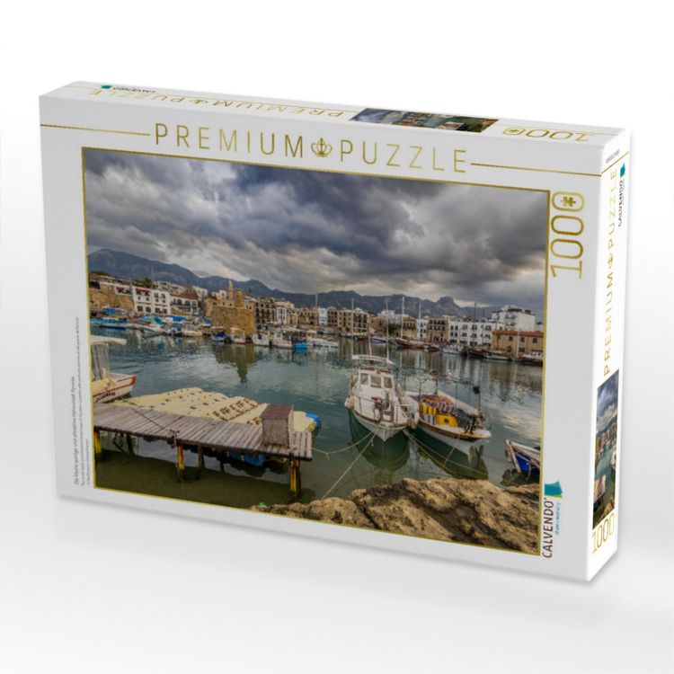 Produktbild: CALVENDO Puzzle Die kleine quirlige und attraktive Hafenstadt Kyrenia | 1000 Teile Lege-Gr&ouml;&szlig;e 64x48cm Foto-Puzzle f&uuml;r gl&uuml;ckliche Stunden