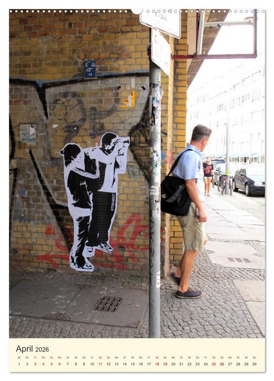 Produktbild: Berlin StreetArt Classics (Wandkalender 2026 DIN A2 hoch), CALVENDO Monatskalender