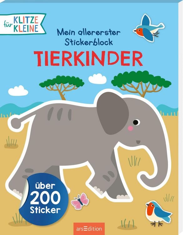 Produktbild: Mein allererster Stickerblock &ndash; Tierkinder