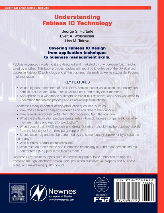 Produktbild: Wolsheimer, E: Understanding Fabless IC Technology