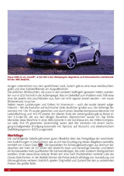 Produktbild: Praxisratgeber Klassikerkauf Mercedes-Benz SLK (R 170)