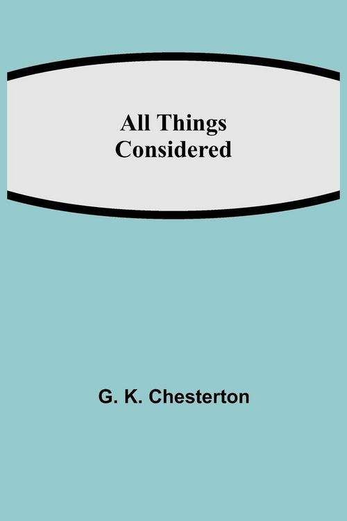 Produktbild: All Things Considered