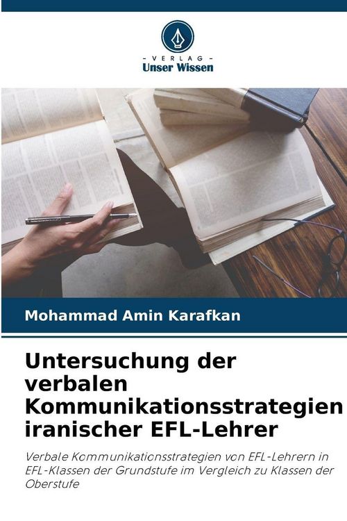 Produktbild: Untersuchung der verbalen Kommunikationsstrategien iranischer EFL-Lehrer