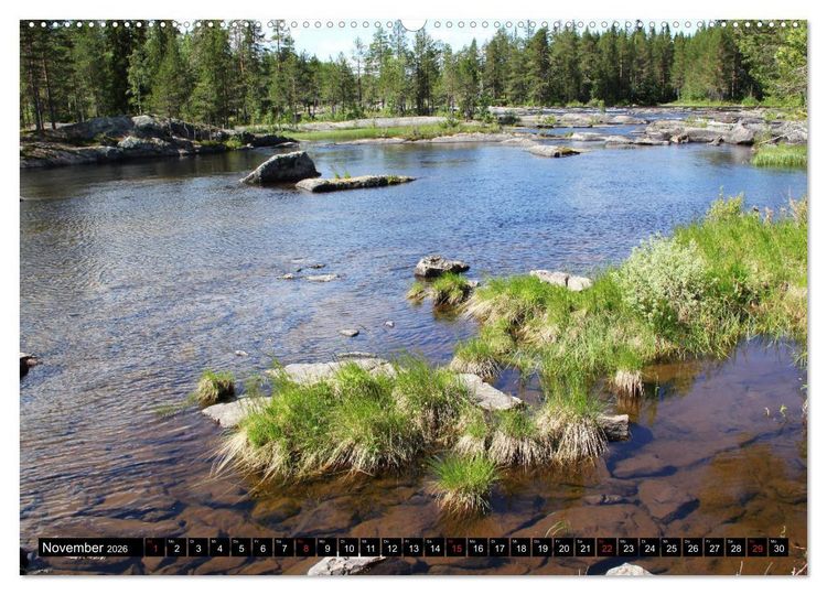 Produktbild: Sommer in Schwedens Lappland (Wandkalender 2026 DIN A2 quer), CALVENDO Monatskalender